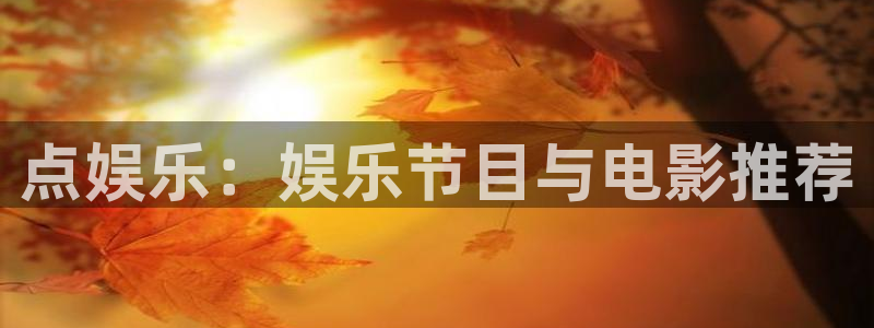 万赢娱乐.com：点娱乐：娱乐节目与电影推荐