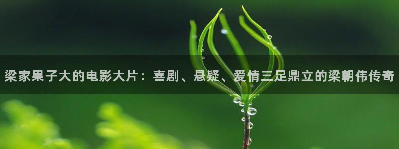万赢娱乐官网下载：梁家果子大的电影大片：喜剧、悬疑、爱情三足鼎立的梁朝伟传奇